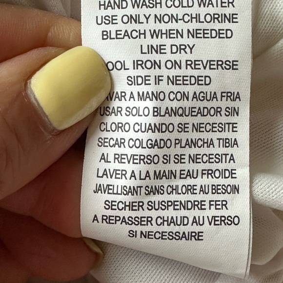 Speechless Blush and IvoryFloral  Strapless High-Low Dress for Weddings - Picture 6 of 6